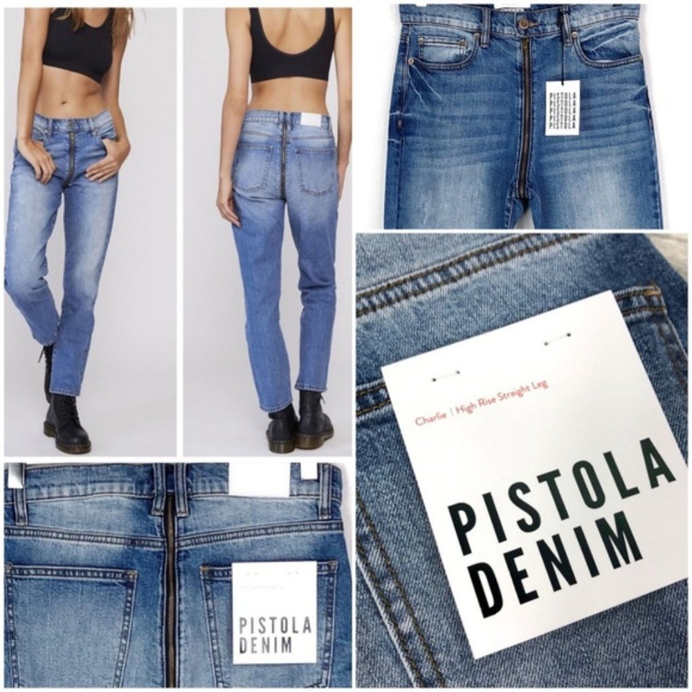 Pistola NWT Charlie Zip Arpund High Rise Jean 29